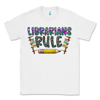 White librarians rule Classic Tee - CowhideDigitalArt