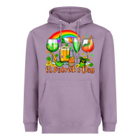 Lavender St. Patrick's wine glasses Heavyweight Hoodie - OliviaCreatesArt