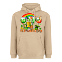 Mushroom St. Patrick's wine glasses Heavyweight Hoodie - OliviaCreatesArt