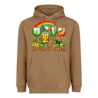 Toasted Coconut St. Patrick's wine glasses Heavyweight Hoodie - OliviaCreatesArt