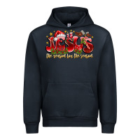 Navy Jesus The Reason For The Season Urban Hoodie - CowhideDigitalArt