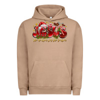 Pigment Burro Jesus The Reason For The Season Urban Hoodie - CowhideDigitalArt