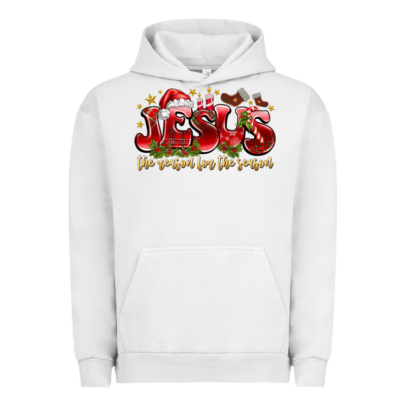 Jesus The Reason For The Season Urban Hoodie by CowhideDigitalArt | Teevron
