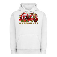 Pigment Lunar Rock Jesus The Reason For The Season Urban Hoodie - CowhideDigitalArt