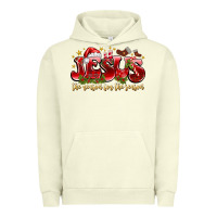 Pigment Pistachio Jesus The Reason For The Season Urban Hoodie - CowhideDigitalArt