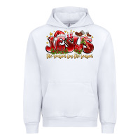 White Jesus The Reason For The Season Urban Hoodie - CowhideDigitalArt