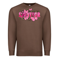 Chestnut Survivor Breast Cancer Premium Sweatshirt - FaDigitalArtStudio