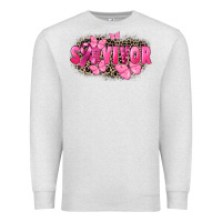 Oatmeal Heather Survivor Breast Cancer Premium Sweatshirt - FaDigitalArtStudio