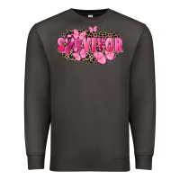 Smoke Survivor Breast Cancer Premium Sweatshirt - FaDigitalArtStudio
