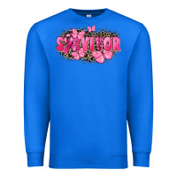 True Royal Survivor Breast Cancer Premium Sweatshirt - FaDigitalArtStudio