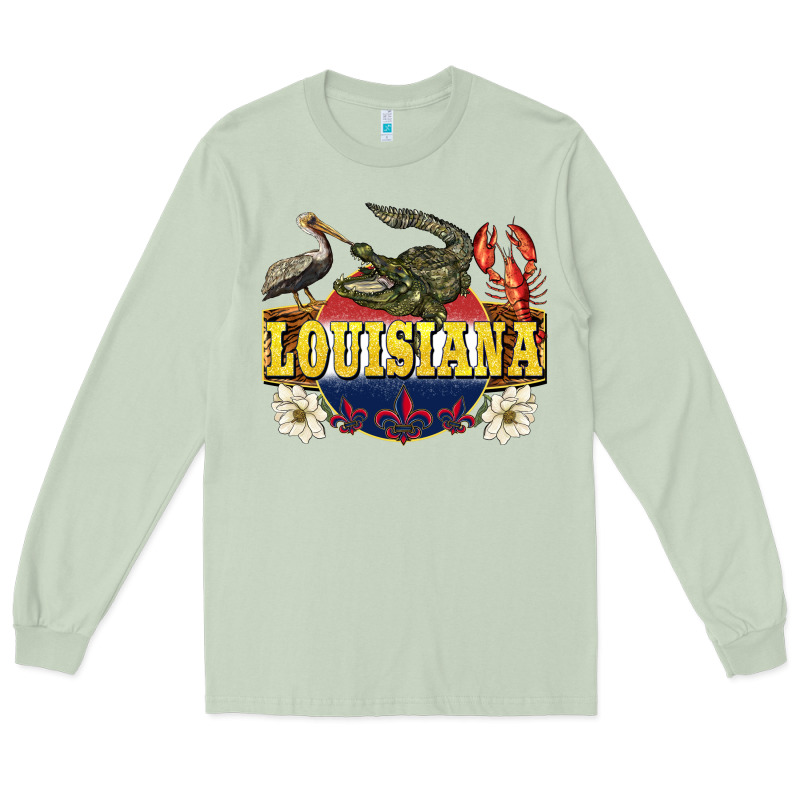 Louisiana State Long Sleeve Tee by BarkalooDesign | Teevron