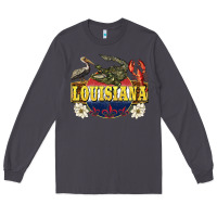 Smoke louisiana state Long Sleeve Tee - BarkalooDesign