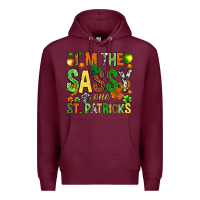 Burgundy I'm the sassy one St. Patrick's Premium Hoodie - HowdyJamesFarm