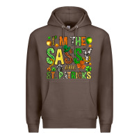Coffee I'm the sassy one St. Patrick's Premium Hoodie - HowdyJamesFarm