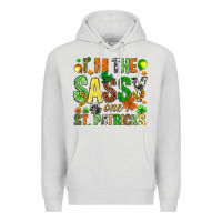 Dove Grey I'm the sassy one St. Patrick's Premium Hoodie - HowdyJamesFarm