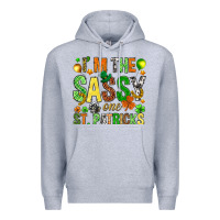 Heather Grey I'm the sassy one St. Patrick's Premium Hoodie - HowdyJamesFarm