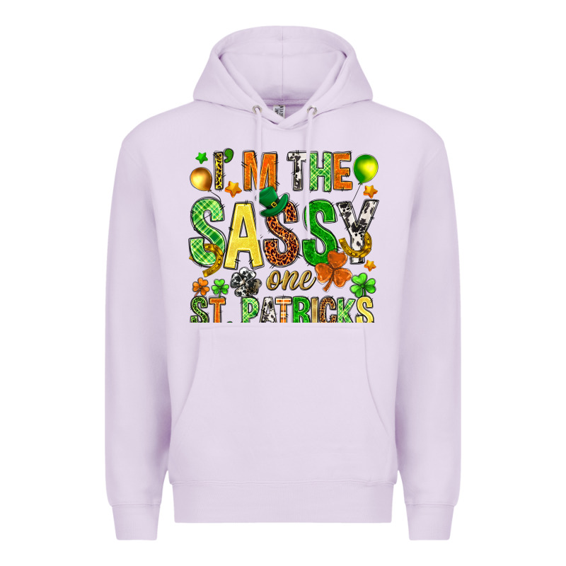 I'm The Sassy One St. Patrick's Premium Hoodie by HowdyJamesFarm | Teevron