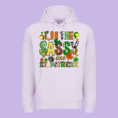 I'm The Sassy One St. Patrick's Premium Hoodie Designed By Howdyjamesfarm