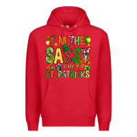 Red I'm the sassy one St. Patrick's Premium Hoodie - HowdyJamesFarm