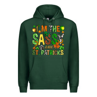Sports Green I'm the sassy one St. Patrick's Premium Hoodie - HowdyJamesFarm