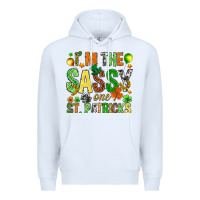 White I'm the sassy one St. Patrick's Premium Hoodie - HowdyJamesFarm