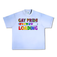 Grape Ice Western Gay Pride Loading LGBTQ+ Urban Heavy Tee - BundleAndBundleShop