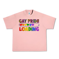 Salmon Western Gay Pride Loading LGBTQ+ Urban Heavy Tee - BundleAndBundleShop