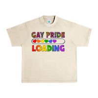 Sandshell Western Gay Pride Loading LGBTQ+ Urban Heavy Tee - BundleAndBundleShop