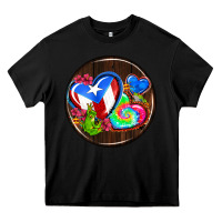 Black puerto rico coasters Heavy Core Tee - AdoDesignShop
