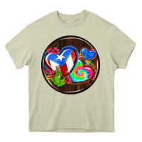 Mossy puerto rico coasters Heavy Core Tee - AdoDesignShop