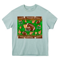 Arona football leopard Heavy Core Tee - NancyCooperArtShop