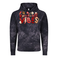 Cloud Black baseball vibes Vintage Hoodie - MaliasSmallBusiness