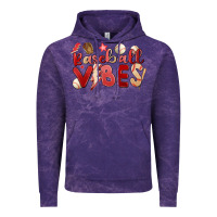Cloud Purple baseball vibes Vintage Hoodie - MaliasSmallBusiness
