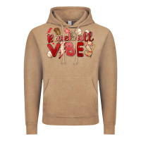 Vintage Coffee baseball vibes Vintage Hoodie - MaliasSmallBusiness