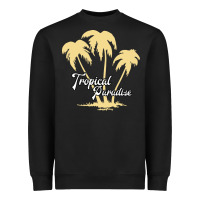 Black Tropical Paradise Heavyweight Sweatshirt - Bettercallsaul