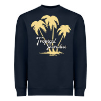 Navy Tropical Paradise Heavyweight Sweatshirt - Bettercallsaul