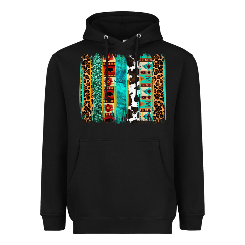 Western Brushstroke Heavyweight Hoodie by OliviaCreatesArt | Teevron