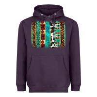 Plum western brushstroke Heavyweight Hoodie - OliviaCreatesArt