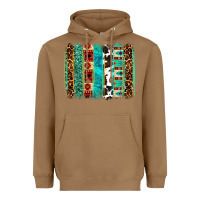 Toasted Coconut western brushstroke Heavyweight Hoodie - OliviaCreatesArt