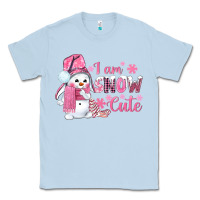 Dusty Blue i am snow cute pink bbs Classic Tee - BundleAndBundleShop