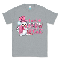 Heather Grey i am snow cute pink bbs Classic Tee - BundleAndBundleShop