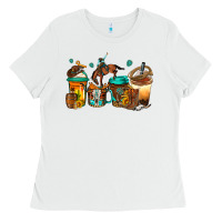 White rodeo coffee Ladies Tee - Jasminsmagicworld