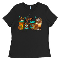 Black rodeo coffee Ladies Tee - Jasminsmagicworld