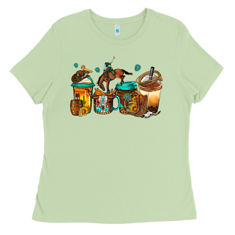 Rodeo Coffee Ladies Tee by Jasminsmagicworld | Teevron
