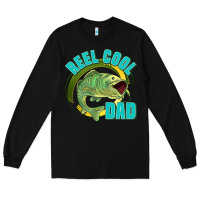 Black reel cool dad Long Sleeve Tee - Jasminsmagicworld