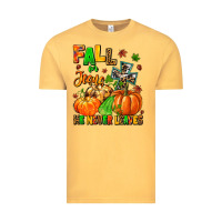 Vintage Mustard fall for jesus he never leaves Vintage Tee - MaliasSmallBusiness