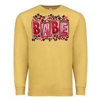 Antique Gold Valentine's Day babe Premium Sweatshirt - FaDigitalArtStudio