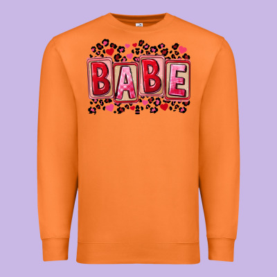 Valentine's Day Babe Premium Sweatshirt Designed By Fadigitalartstudio