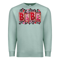 Seafoam Valentine's Day babe Premium Sweatshirt - FaDigitalArtStudio