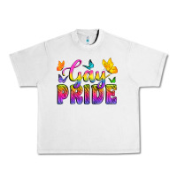 Lunar Rock Gay Pride With Butterfly Urban Heavy Tee - BundleAndBundleShop